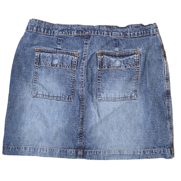 Tyte Junior's Women's Denim 4 Pocket Drawstring Mini Skirt Size 9 - Picture 2 of 3